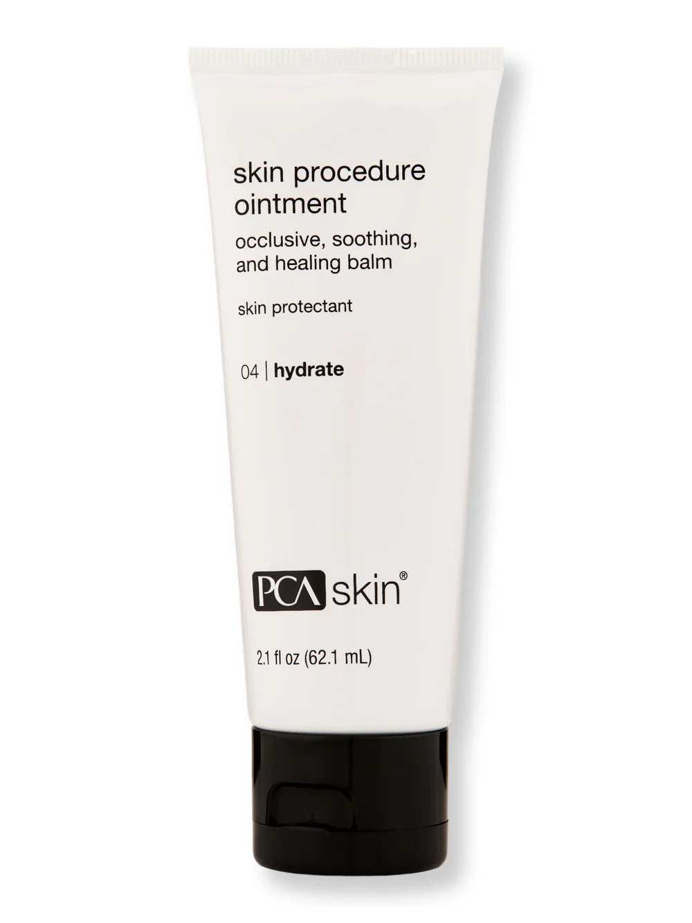 Tube of PCA Skin skin procedure ointment on a white background