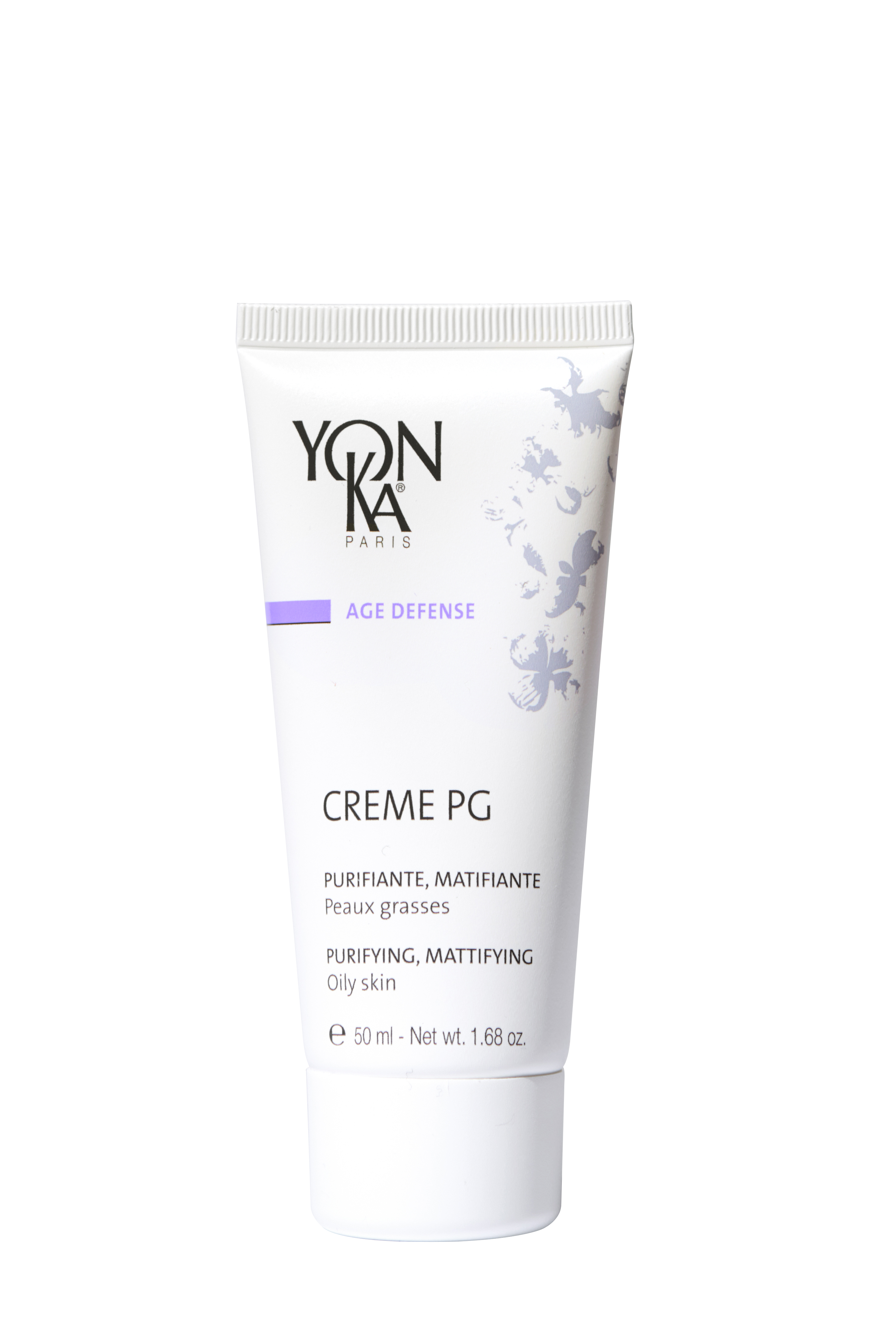 Yon-Ka Creme PG skincare product on a white background