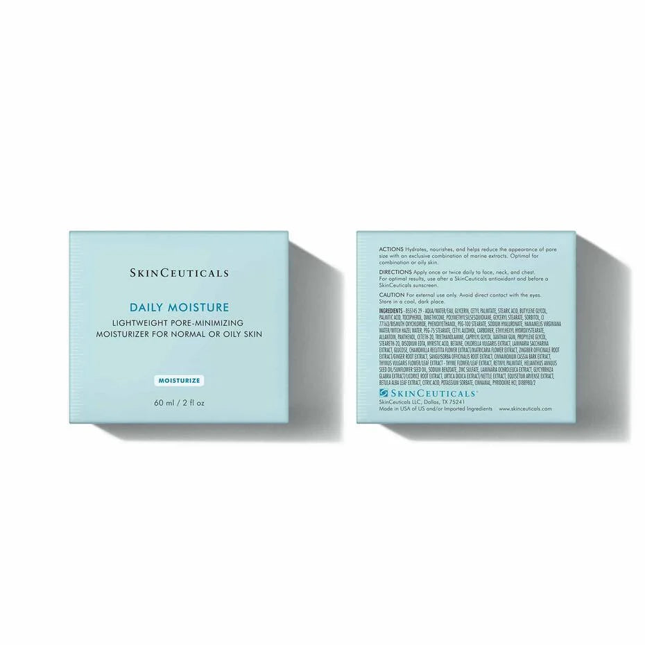 Two boxes of SkinCeuticals Daily Moisture on a white background