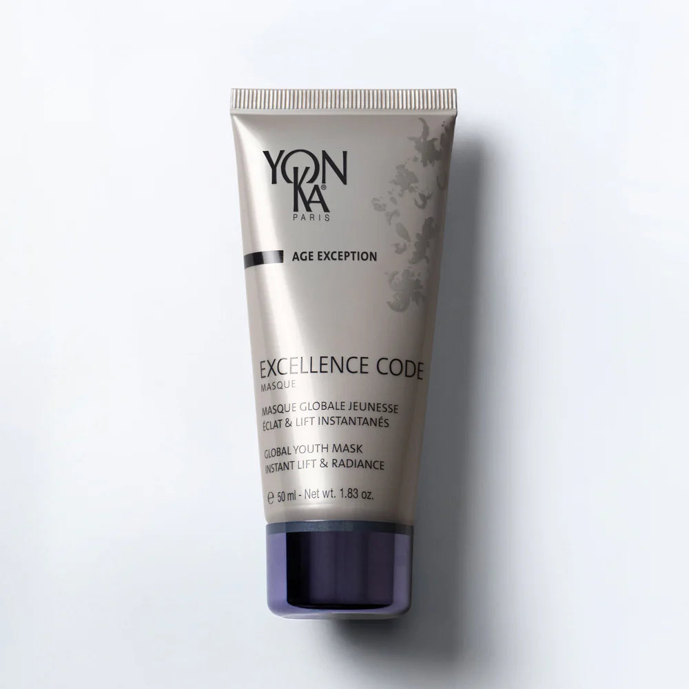 Yon-Ka Paris Excellence Code mask tube on a light gray background