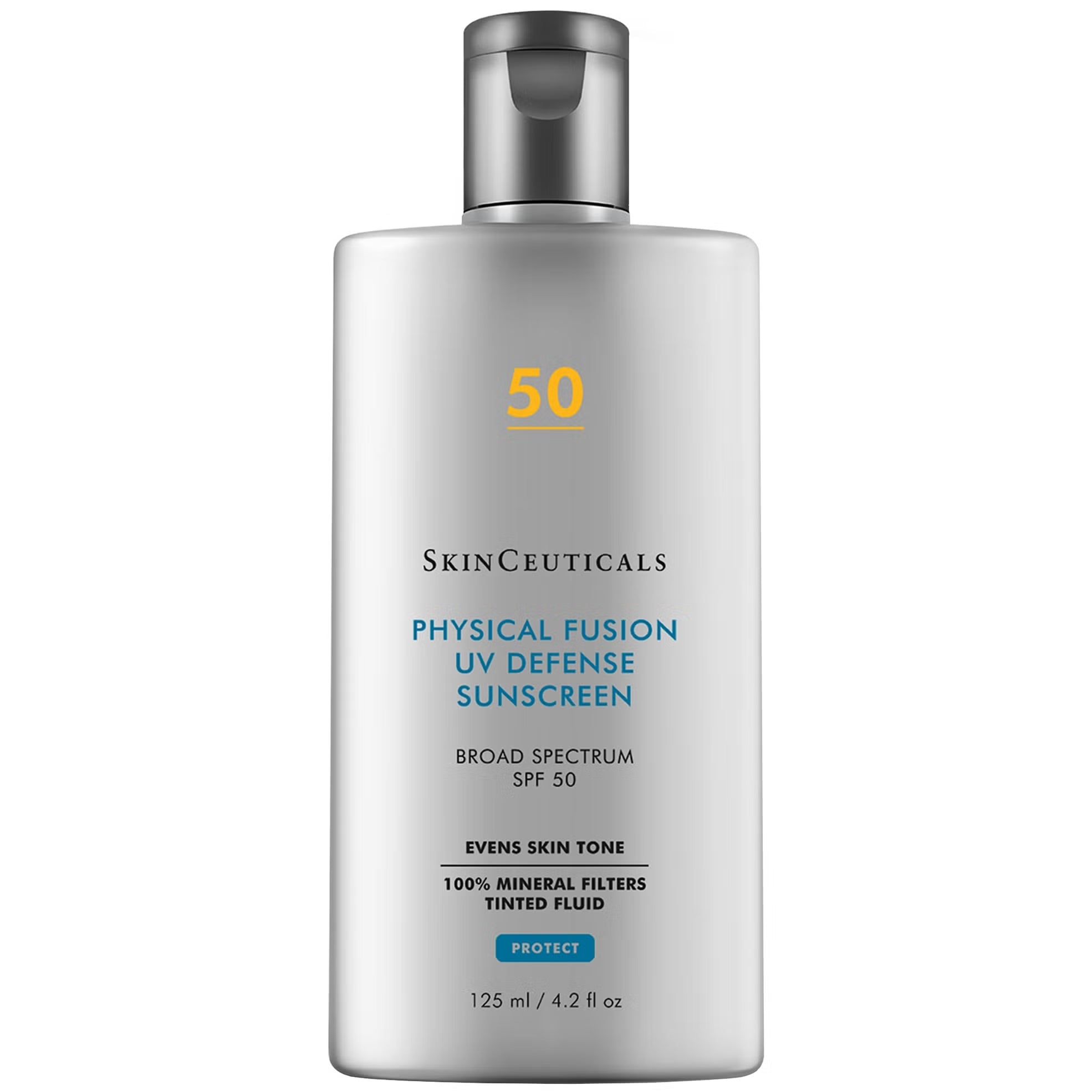 SkinCeuticals Physical Fusion UV Defense Sunscreen bottle on a white background