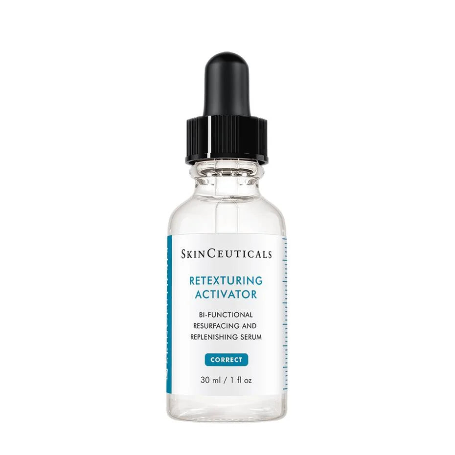 SkinCeuticals Retexturing Activator serum bottle on a white background
