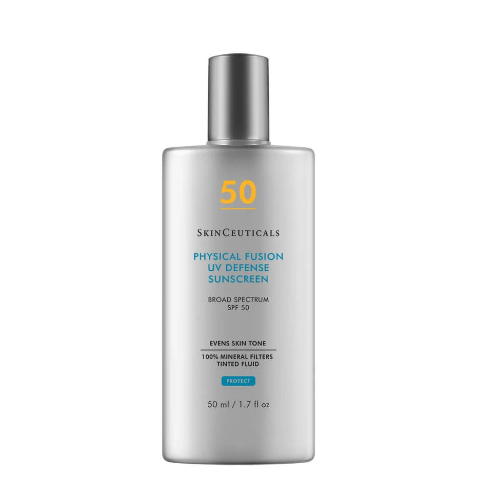 SkinCeuticals Physical Fusion UV Defense Sunscreen bottle on a white background