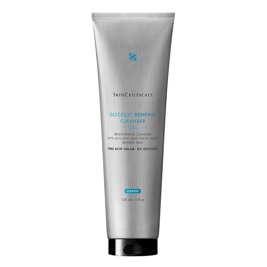 Tube of SkinCeuticals Glycolic Renewal Cleanser on a white background
