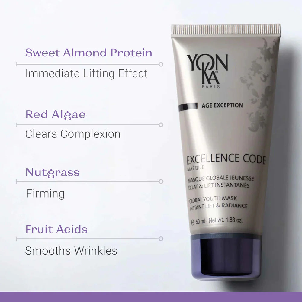 Yon-Ka skincare product with ingredients listed on a white background