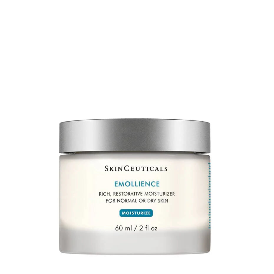 SkinCeuticals Emollience moisturizer jar on a white background