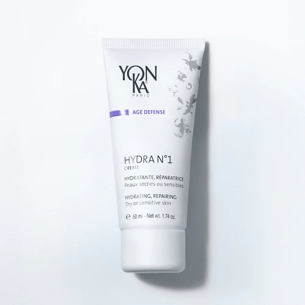 Yon-Ka Hydran1 cream tube on a light gray background